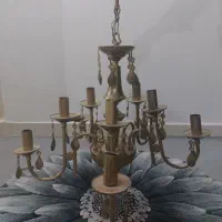 لوسترقدیمی 5شاخه دوتایی