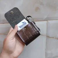 کیف سیگار و فندک کمری چرم‌ طبیعی گاوی دستدوز|کیف، کفش، کمربند|نجف‌آباد, ویلاشهر|دیوار