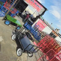 گاری ۱۳۰در۹۰ اهرمی چهار چرخ حمل بار دستی اهرم دار