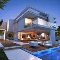 دهکده ساحلی دید دریا یک خواب