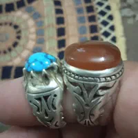 عقیق یمنی و فیروزه نیشابور