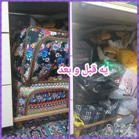 باکس لباس و انواع باکس های نظم دهنده|کیف، کفش، کمربند|قم, مسجد امام حسن|دیوار