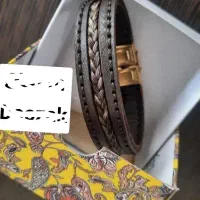 دستبند موی یار چرم طبیعی مناسب هدیه کادو