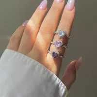 (فروشگاه ساعت و بدلیجات گلچین)انگشتر نگیندار شیک