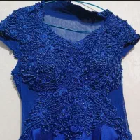 دو عدد لباس مجلسی دخترانه و زنانه ابی|لباس|تهران, تجریش|دیوار