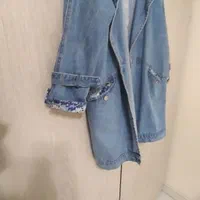 مانتو ‌جین اصل سنگین گرم بالا|لباس|ری, ظهیرآباد|دیوار