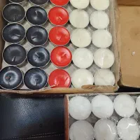 شمع وایر رنگی و سفید|صنایع دستی و سایر لوازم تزئینی|قدس, شهر‌قدس|دیوار