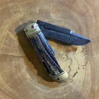 چاقوی مرحوم استاد نانی (زنجان)دسته شاخ کلکسیونی