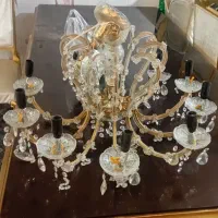 لوستر کریستال دو عدد