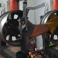 تعمیر وتابگیری رینگ اسپورت رینک با دستگاه