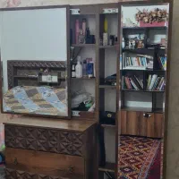 سرویس خواب(تخت خواب،دراور با آینه،پاتختی)|تخت و سرویس خواب|مشهد, کوه سنگی|دیوار