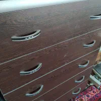 دراور ۵ کشو کاملا سالم همراه با شیشه ده میل روش|جاکفشی، کمد، دراور|تهران, آبشار تهران (دریاچه)|دیوار