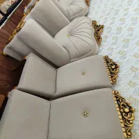 مبل 9 نفره‌ با جلو میز عسلی سالم ،راحت بدون ایراد|مبلمان خانگی و میز عسلی|پارس‌آباد, |دیوار