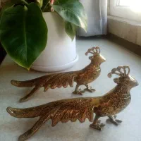 طاوس برنجی مجسمه
