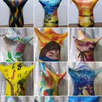 همبون نی انبان چرم طراحی شده