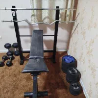 میز پرس و هالتر و دمبل بدنسازی