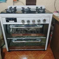 اجاق گاز صفحه شیشه‌ای طرح فر