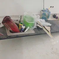 ۴متر کابینت با هود وسینک ظرفشویی|آب‌چکان و نظم‌دهنده ظروف|سنندج, |دیوار