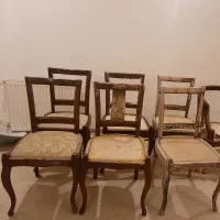 ۶ عدد صندلی نهارخوری چوب