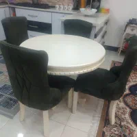میز نهار خوری ۴ نفره مدل عروس گرد