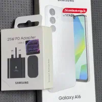 سامسونگ a16  نو     با آداپتور ۲۵ وات
