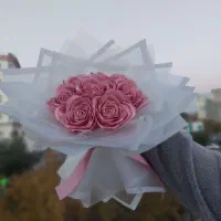7شاخه صورتی خاص و دلبر|گل مصنوعی|قوچان, |دیوار