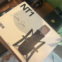 میکروفن rode nt1 signature و کارت صدا اسکارلت 6i6