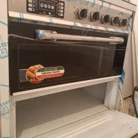 اجاق گاز 5 شعله. فندک دار- دارای دکمه  تایمر-