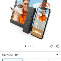 قاب عکس دیجیتال ۱۰ اینچ همراه ریموت کنترل|صوتی و تصویری|رشت, فرزانه|دیوار