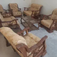 مبلمان دست ساز (چوب جنگلی)|مبلمان خانگی و میز عسلی|شیراز, بالا کفت|دیوار
