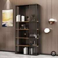 کتابخانه قفسه نو|کتابخانه، شلف، قفسههای دیواری|شاهینشهر, شهرک هشت بهشت|دیوار