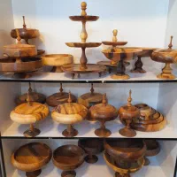 سرویس چوبی گردو در چند مدل اک|ظروف سرو و پذیرایی|قم, شهرک فاطمیه|دیوار