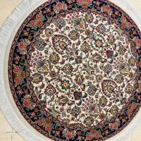 فرش گرد دو عدد تمیز و نو نو