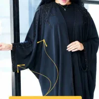 مانتو عبایی جواهر دوزی شده