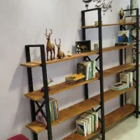 شلف چوب و فلز
