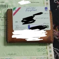 کیف مدارک،گم شده(قهوه ای رنگ)