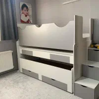 تخت دوطبقه با اقساط 6 ماهه بدون سود|تخت و سرویس خواب|اصفهان, هفتون|دیوار