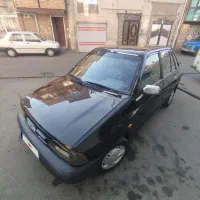 پراید مشکی مدل ۸۵ دوگانه