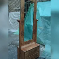 آینه قدی چوبی پایه متحرک|آینه|ارومیه, |دیوار