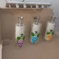 لوستر زیبای آشپزخانه+ ساعت دیواری