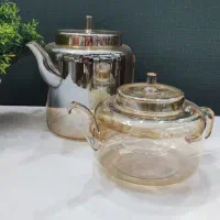 کتری قوری کریستال|قوری، کتری، قهوه‌ساز دستی|اردکان, |دیوار