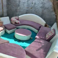 مبل ۱۲ نفره سالم|مبلمان خانگی و میز عسلی|میناب, |دیوار