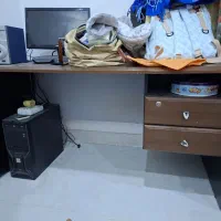 میز اداری و کامپیوتر جنس عالی از چوب گردو