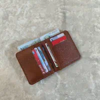 کیف پول چرم گاوی دست دوز
