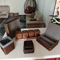 ظروف حصیری|صنایع دستی و سایر لوازم تزئینی|گرگان, |دیوار