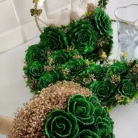 سینی حنا دسته گل گیفت|صنایع دستی و سایر لوازم تزئینی|شیراز, کوزه گری|دیوار