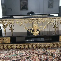 میز تلویزیون برنز ساعت ایستاده جا میوه آیی ایستاده