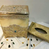چند مدل سطل و جا دستمال چوبی و فلزی