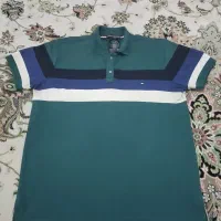 تیشرت مردانه یقه دار نخ پنبه