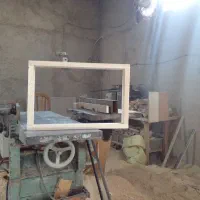 کلاف چوبی و یاقاب چوبی دور کانال کولر|خدمات پیشه و مهارت|پاکدشت, پاکدشت (مامازند)|دیوار